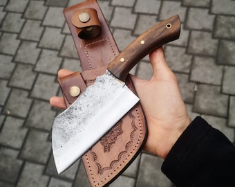 Handcrafted Serbian Chef's Knife Almazan Cleaver