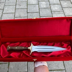 Daggers Real Knife Handmade and Real Leather Sheath, Daggers Fantasy ...