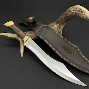 Hunter Machete Knife - Full Tang Stainless Steel Collectible Outdoor Hunting Knife,Personalized Knife,Birthday Gift Knife,Ultra Sharp