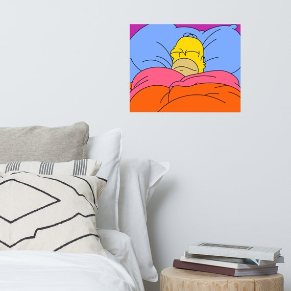 The Simpsons Homer the Heretic Cinnamon Bun Poster Etsy