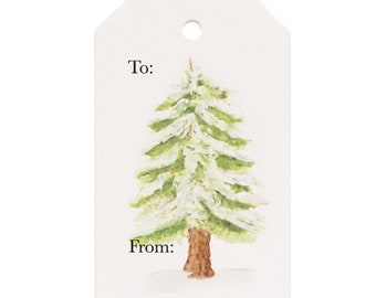 Snowy Pine gift tag bundle