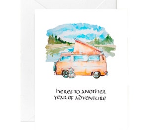 Adventure Van Birthday Card