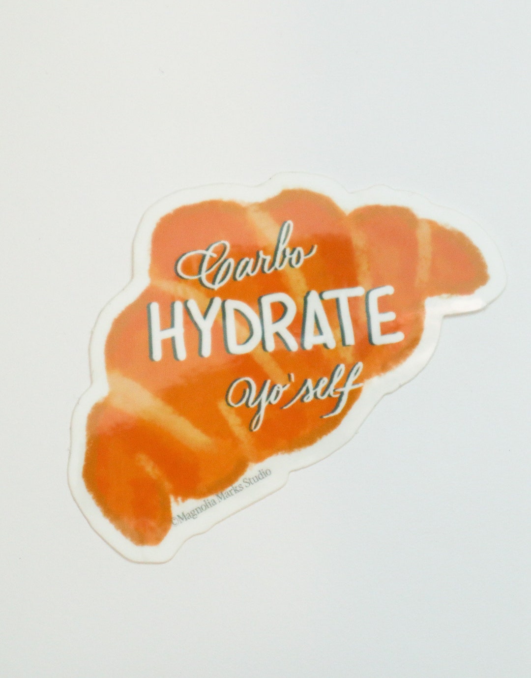 Pastry Sticker, Funny Sticker, Carbohydrate, Carb Free, Hydrate ...