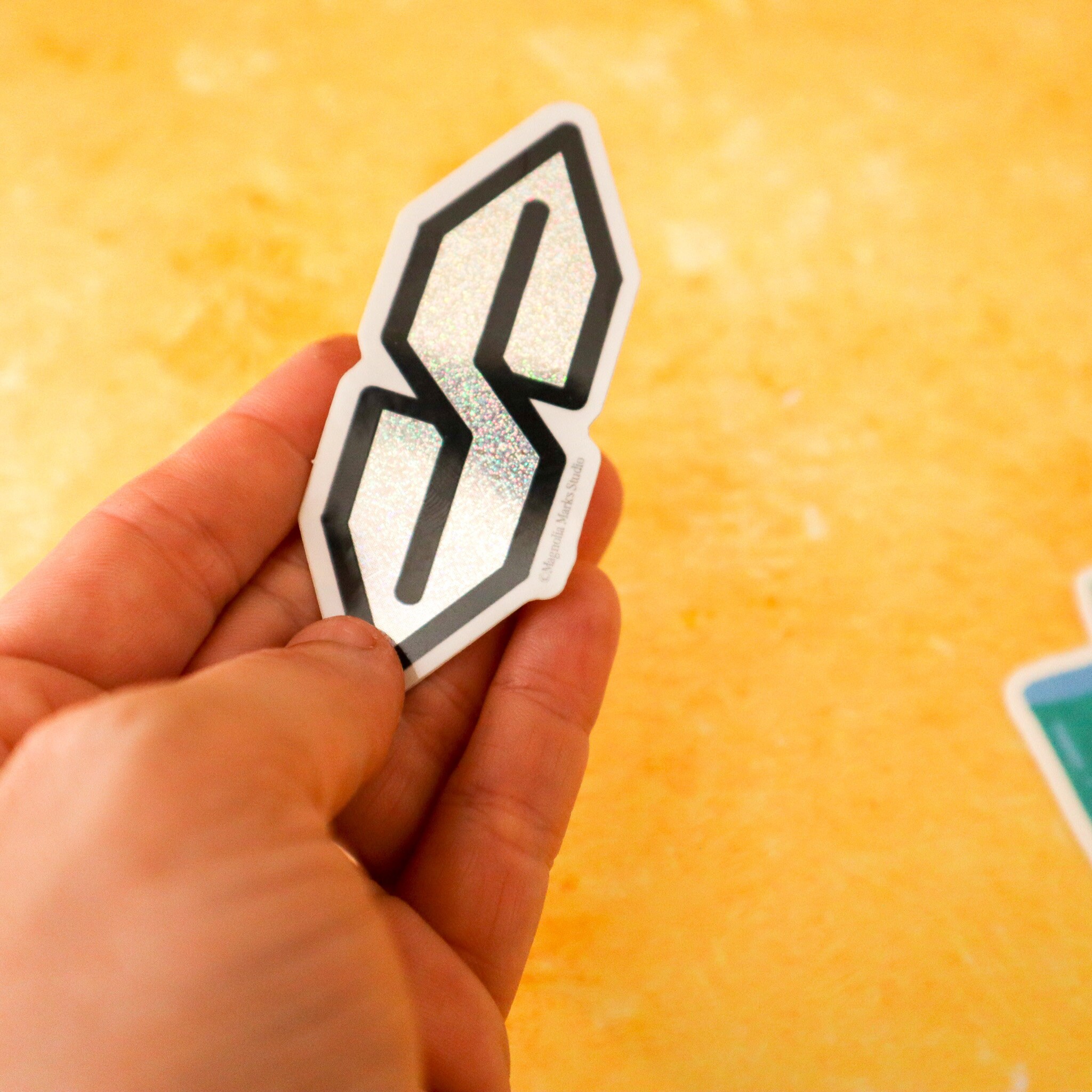 Cool S Holographic Sticker, Stussy Sticker, 90s Throwback Sticker