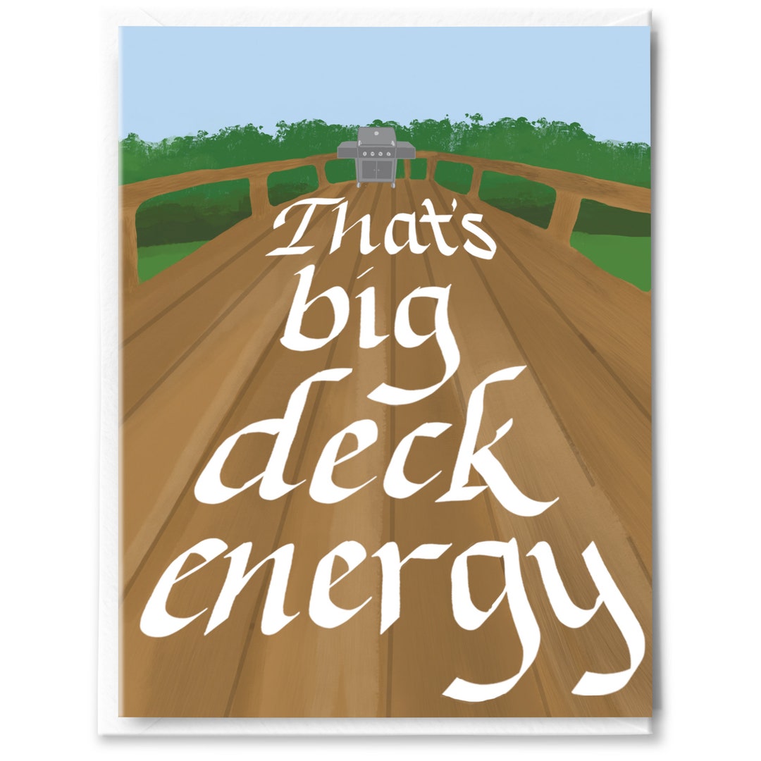 Big Deck Energy Etsy