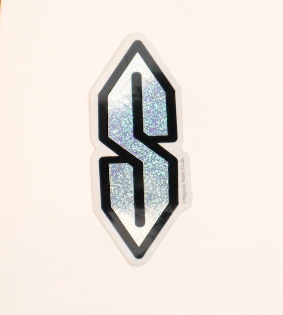 Cool S Holographic Sticker, Stussy Sticker, 90s Throwback Sticker
