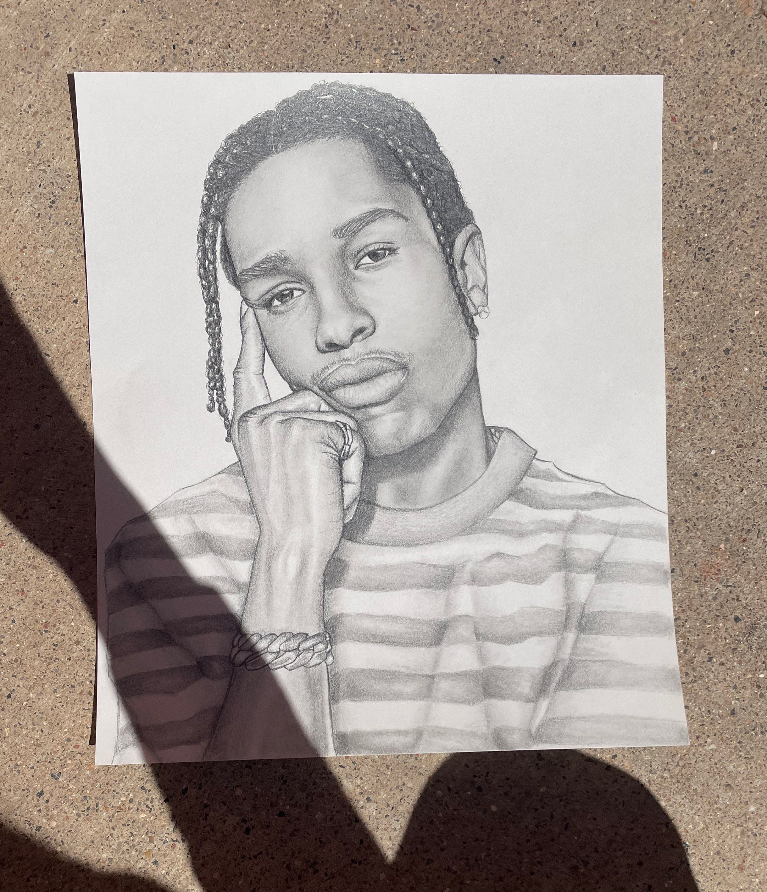 Print of ASAP Rocky Drawing Etsy