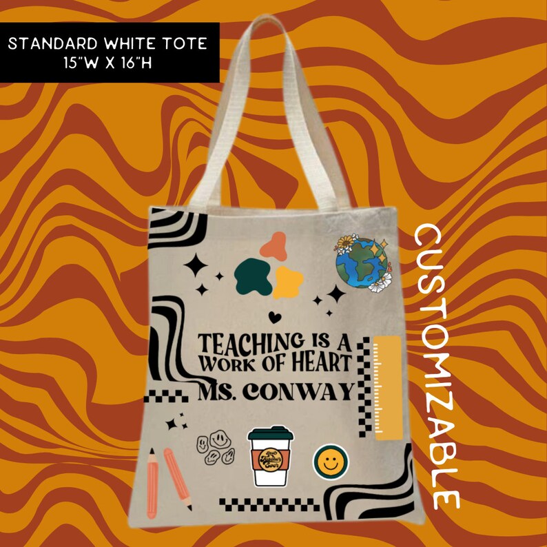 CafePress Teaching Assistant Tote Bag - Natural Canvas Reusable Shopping Tote Bag