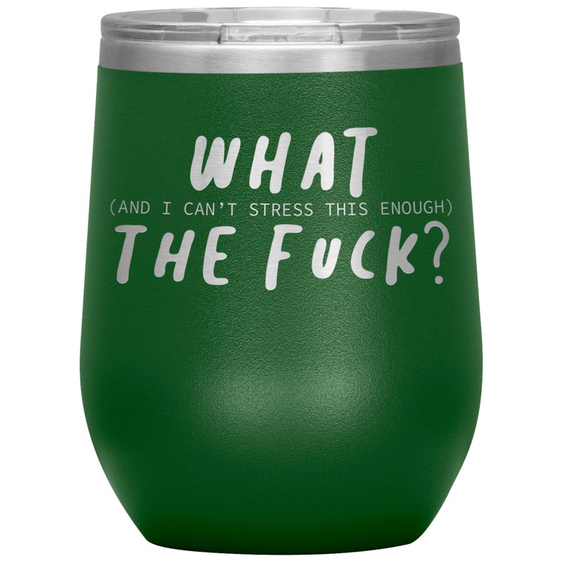 xmas gift what the fuck wine tumble Gift for friend Wine tumble Gift