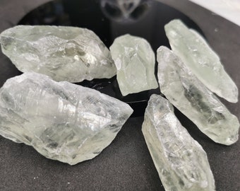 Raw Prasiolite, Green Amethyst