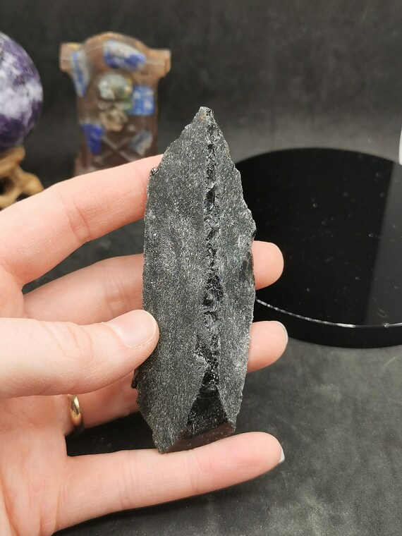 Raw Unpolished Black Obsidian - Etsy