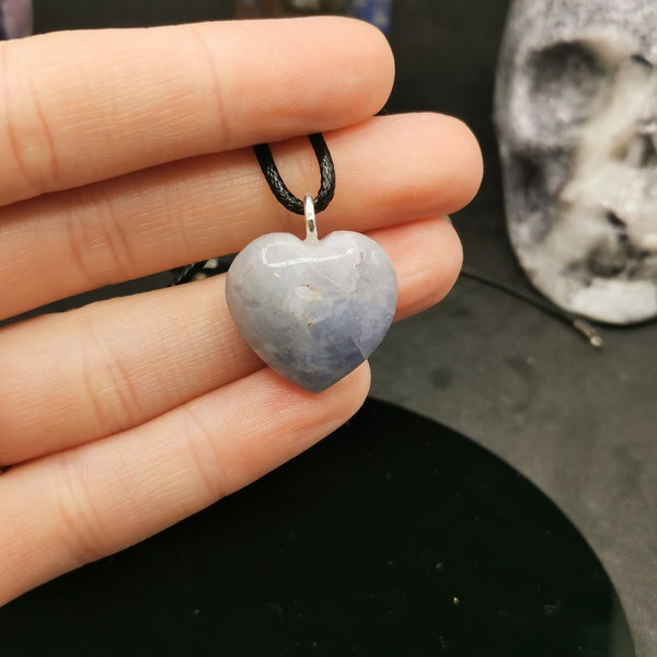 Hackmanite Heart pendant necklace