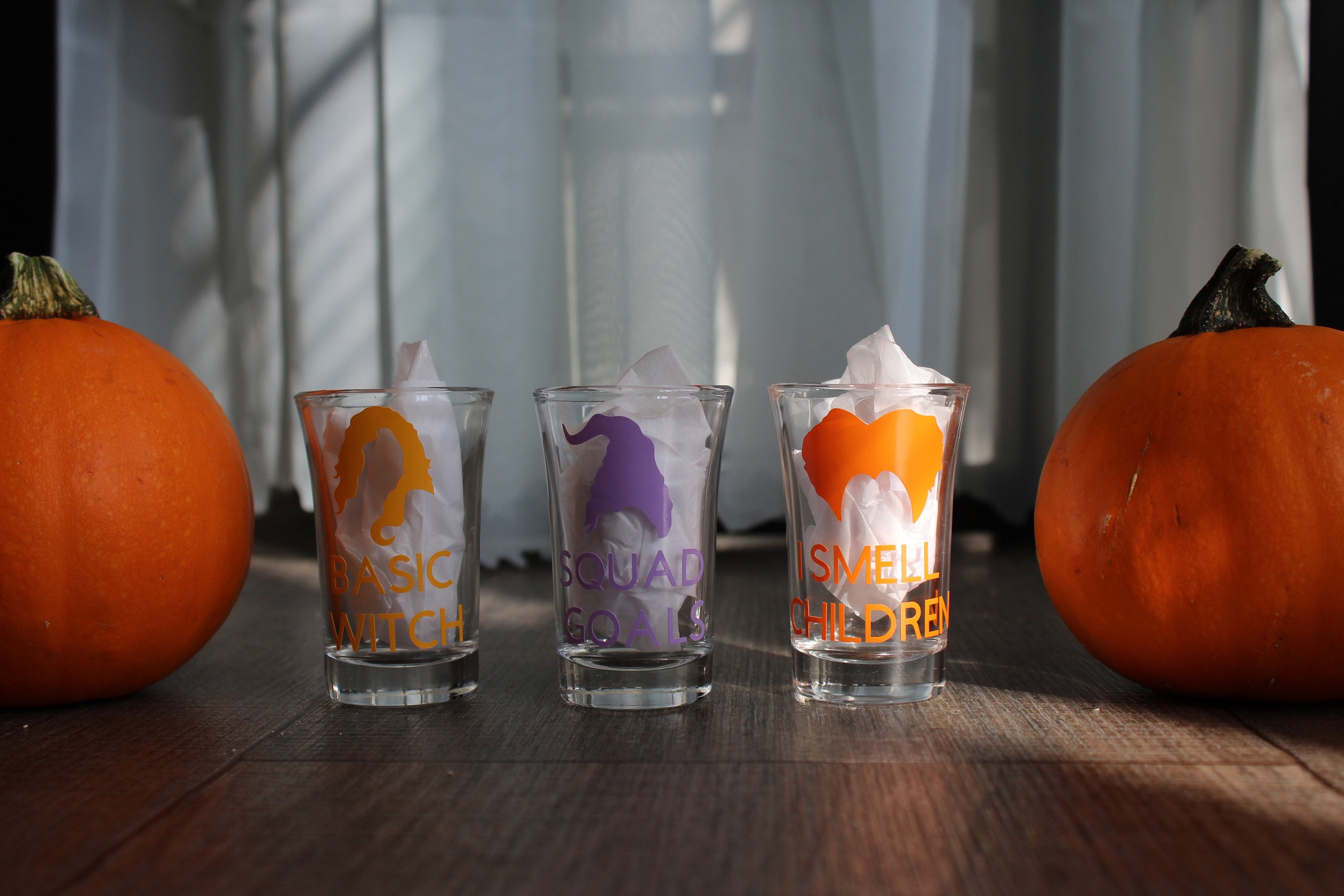 Hocus Pocus Halloween Shot Glasses Etsy