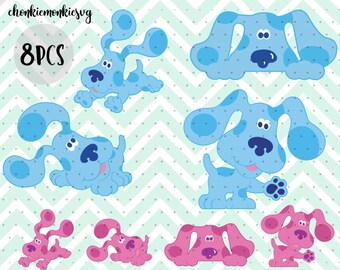 Blues Clues Svg Etsy