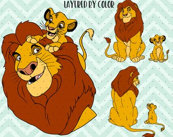 Download Mufasa And Simba Etsy