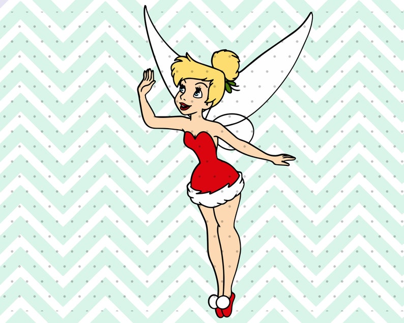 Download LAYERED Navidad Tinkerbell svg disney trip svg princesa | Etsy