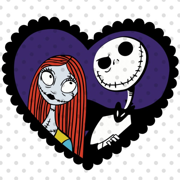 Jack and Sally Svg, Sally svg, Jack svg, Sally cricut, Nightmare Before svg, Halloween svg,