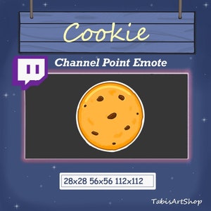 Twitch Channel Point Emote - Cookie