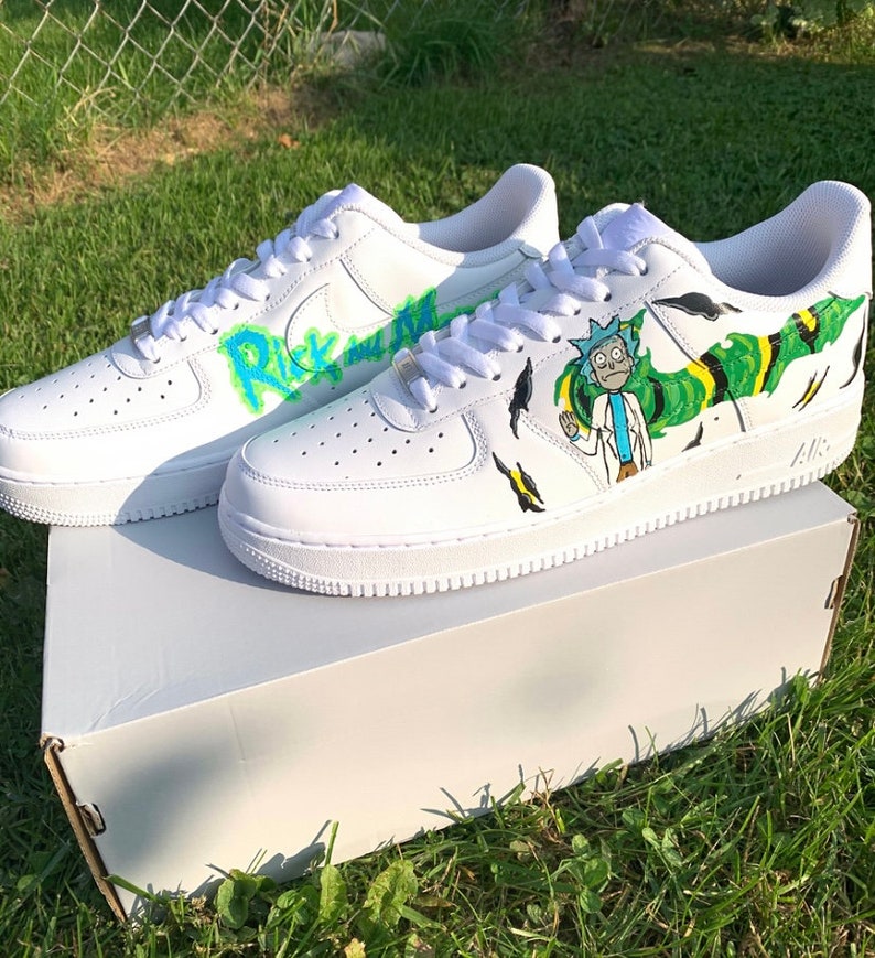 air force 1 rick e morty