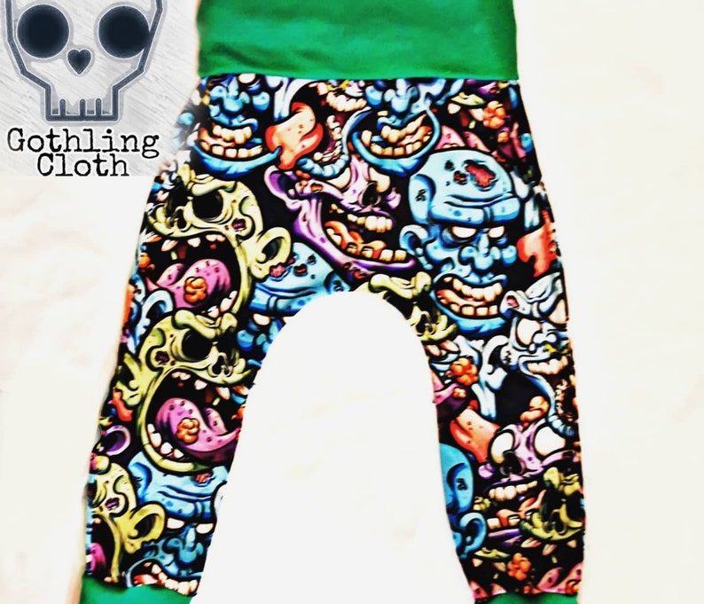 Looses fit harem trousers Gothic alternative style grow with me harem pants