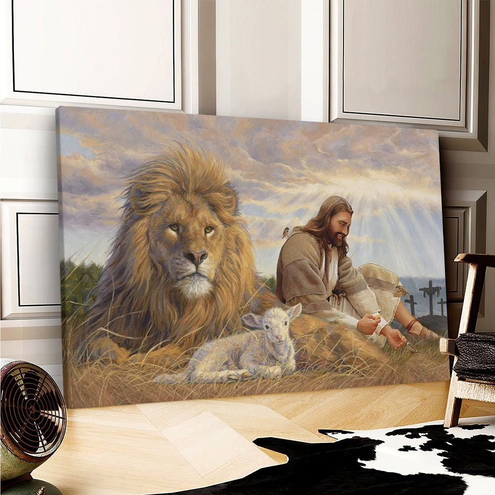 DIY 5D Diamond Painting Kits for Adults Full Drill Diamond Painting Jesus  and Lion Jesus Christian Lion and God Lion of Judah Religious for Home Wall
