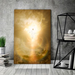 Light and Life / Christ Pictures / Jesus Wall Art / Gift For Christian / Jesus Christ Art / Jesus Canvas Poster