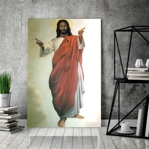 Jesus Saying Come To Me / Jesus Art Canvas / Christ Pictures / Jesus Wall Art / Gift For Christian / Jesus Christ Art / Jesus Canvas Poster