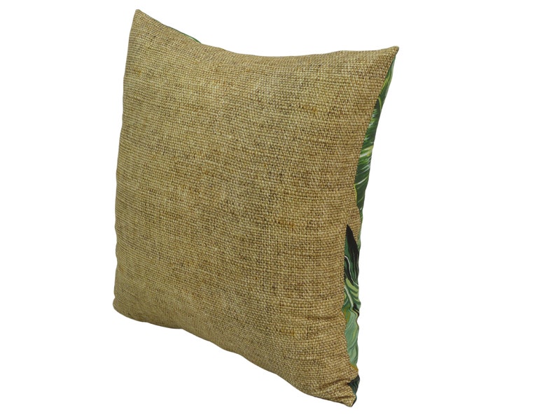45x45cm Leaf Grainsack Print Pillow Cover Double Side Cushion Case Throw Pillow 18x18/'/'