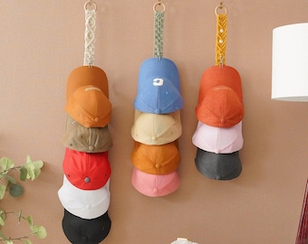 Cap Rack, Cap Hanger For Wall, Trucker Cap, Hat Organizer, Baseball Theme Room, Father Day Gift For Dad, Gift For Him H38