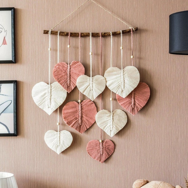 Wall Hanging Heart Etsy