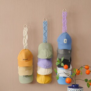 Homesweet Wood Hat Racks For Wall Closet, Compact Hat Organizer For Baseball Caps, Hat Storage Wall Closet For 30 Baseball Caps, Space Saver (Burlywood, Wood) For Sale | North Las Vegas, NV | Nellis Auction