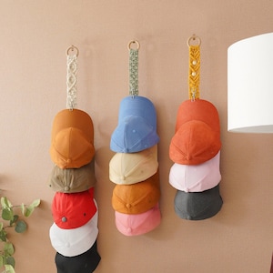 Cap Rack, Cap Hanger For Wall, Trucker Cap, Hat Organizer, Baseball Theme Room, Father Day Gift For Dad, Gift For Him H38