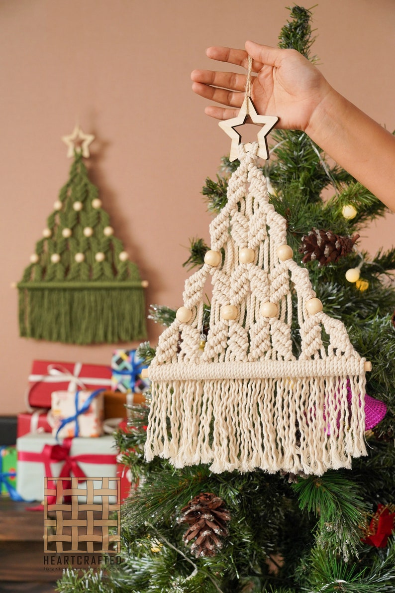 Pattern Macrame Christmas Tree PDF Tutorial, Macrame Ebook, Macrame For Beginner, Macrame Instructions, Macrame Pattern Pdf, Xmas Gift P20 image 8