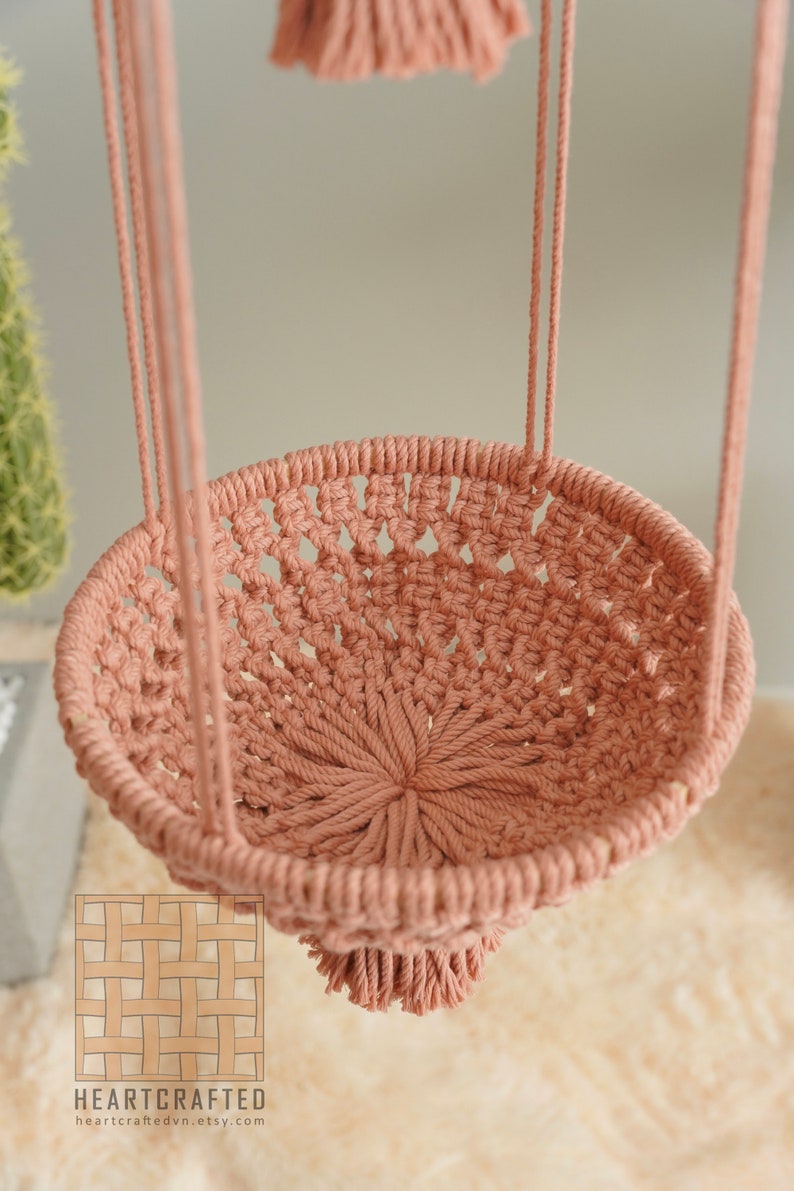 Macrame Fruit Basket, Wall Storage, Teacher Gifts, Fruit Hanging Bag, Basket Wall Decor, Vegetable Hammocks, Onion Storage, Mommy Gift H50 image 6