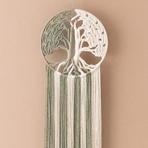 Macrame Tree Of Life, Natural Wall Art, Boho Chic Decor, Macrame Tree, Gift For Mom, Bohemian Bedroom, Abstract Botanical Home Decor V78