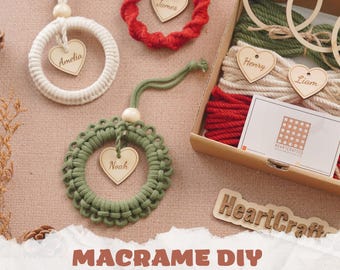 Kerstkrans Craft Kit, Ornament Kit, Winter Craft, Craft Kit For Adult, Kerstdecoratie, DIY Kit, Volwassen doe-het-zelfkit, moderne kerst K66