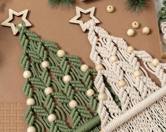 Beginner DIY Macrame Christmas Tree Kit with Easy Guide K20