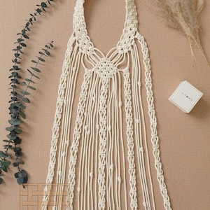 Macrame Velo, Velo doccia da sposa, Copricapo da sposa, Velo da sposa lungo, Velo da sposa rustico, Accessori da sposa, Matrimonio Boho H54 immagine 6