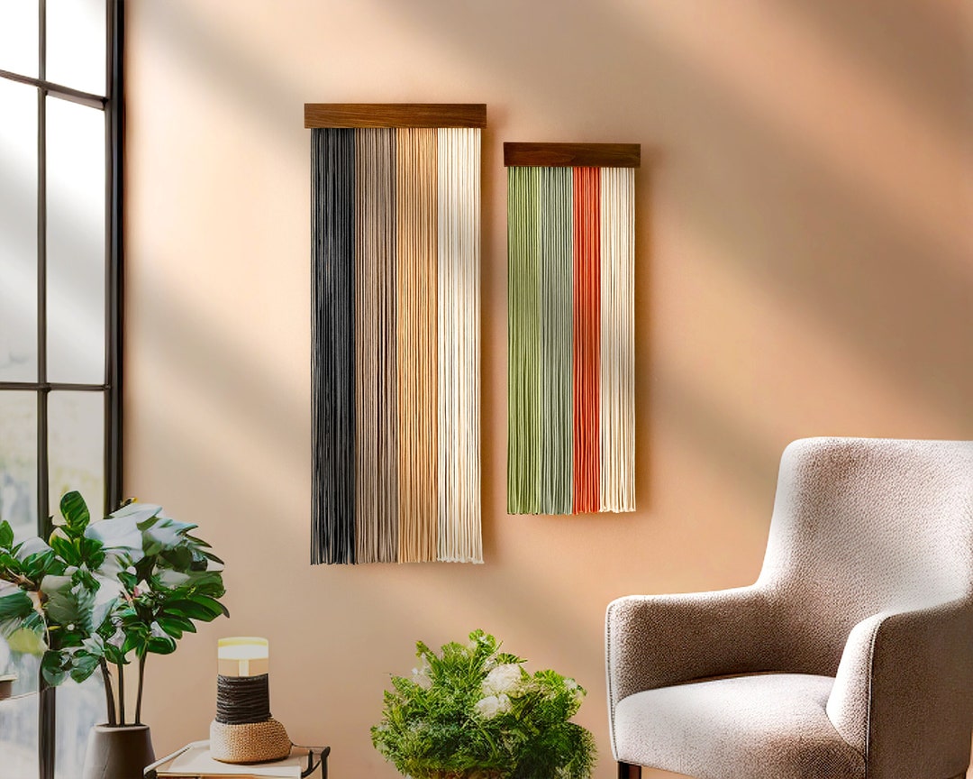 Picture of Modern Macrame Wall Decor, Minimalist Wall Art, New Home Gifts, Modern ...