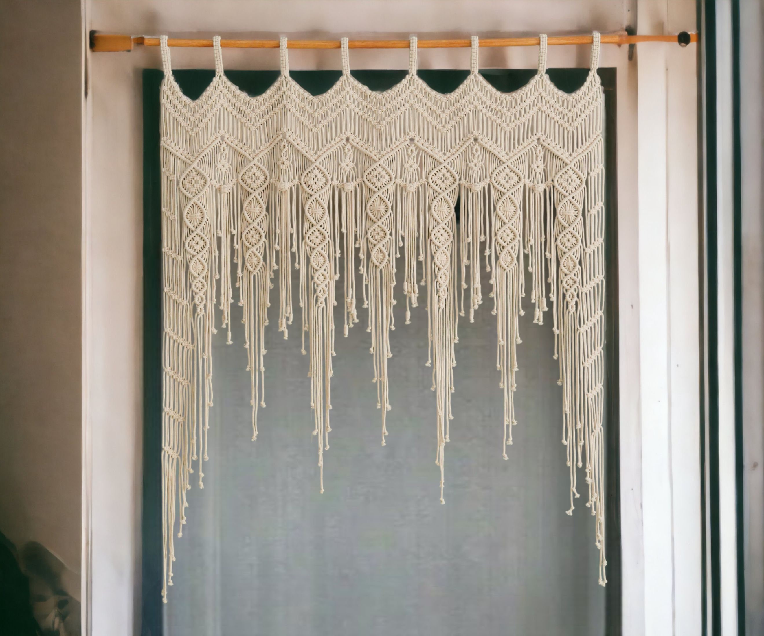 Handmade Half Curtains, Short Curtain, Rod Pocket/velcro Curtains