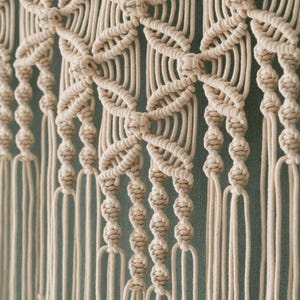 Macrame Window Valance, Macrame Curtain, Boho Home Decor Custom Valance ...