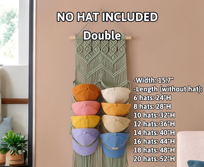 Wall Cap Rack, Hat Accessories, New Home Gifts, Cap Lover Gift, Hat Organiser, Cap Storage, Cowboy Hat Rack, Valentine Gift For Him I23 image 5