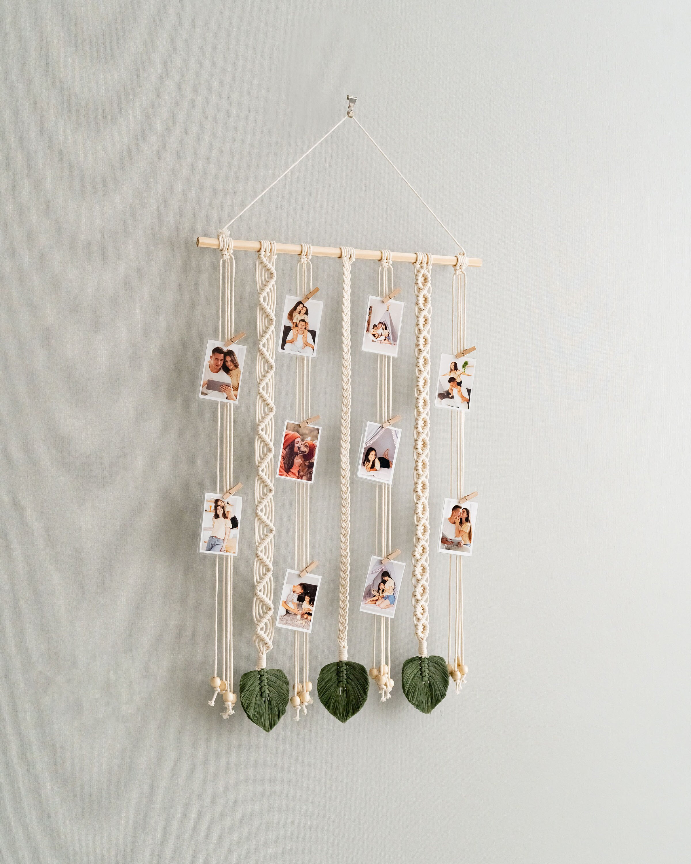 Kikkerland Floating Hanging Photo Display Photo Hanger Picture Collage Wall Bedroom Decor Customizable And Unique Display Chrome Plated Steel~p116004152