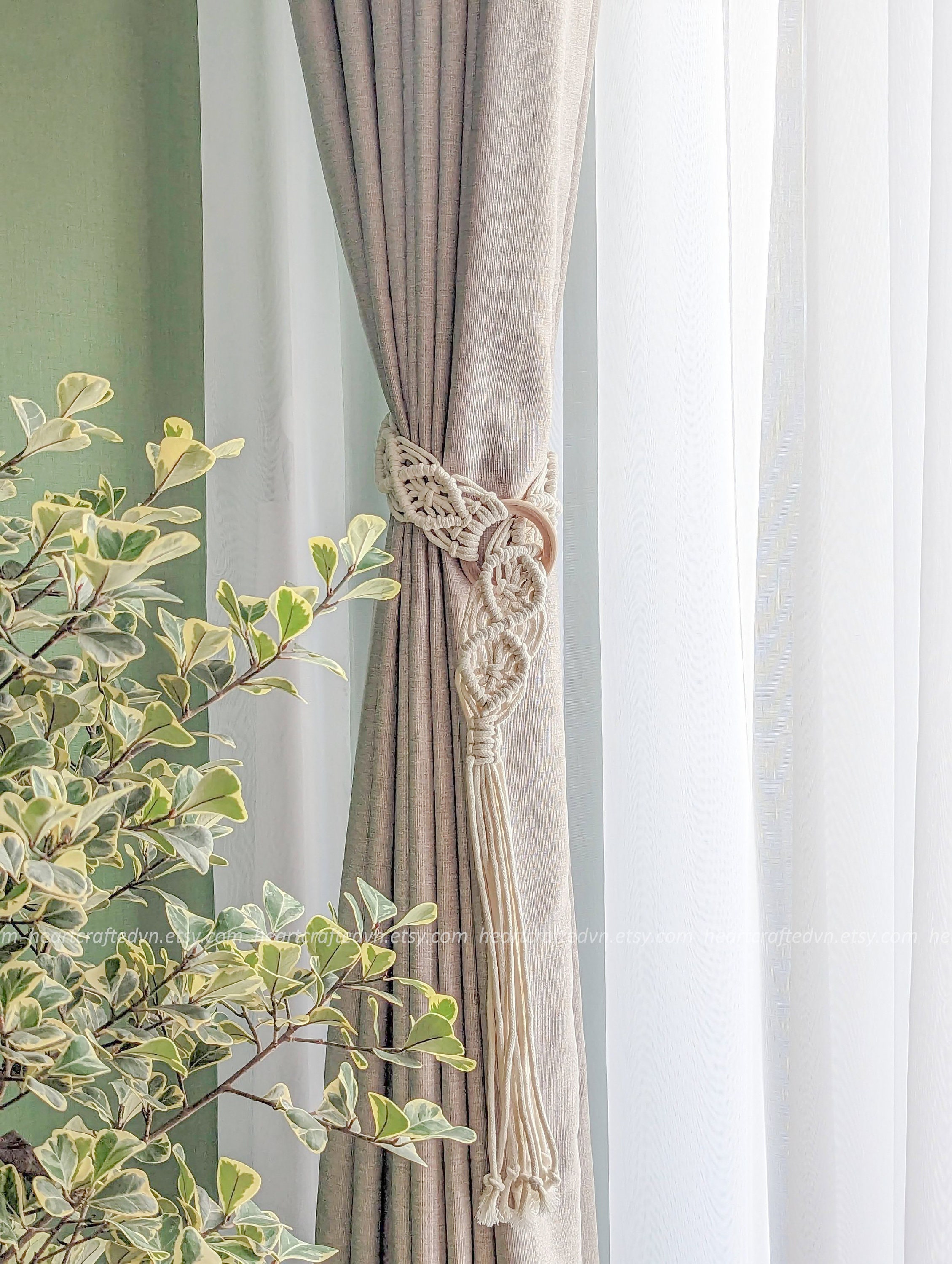 Boho Curtain Tie Backsnull