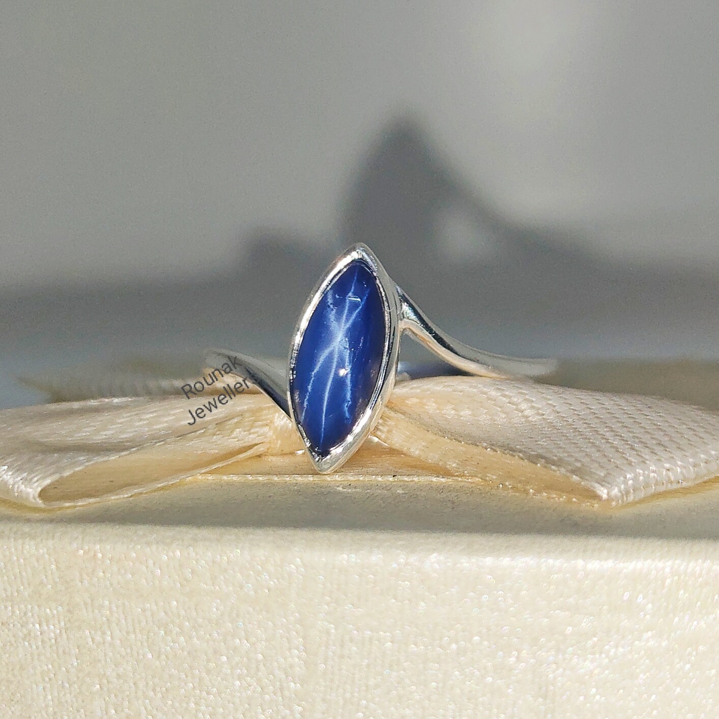 Blue cheap star ring