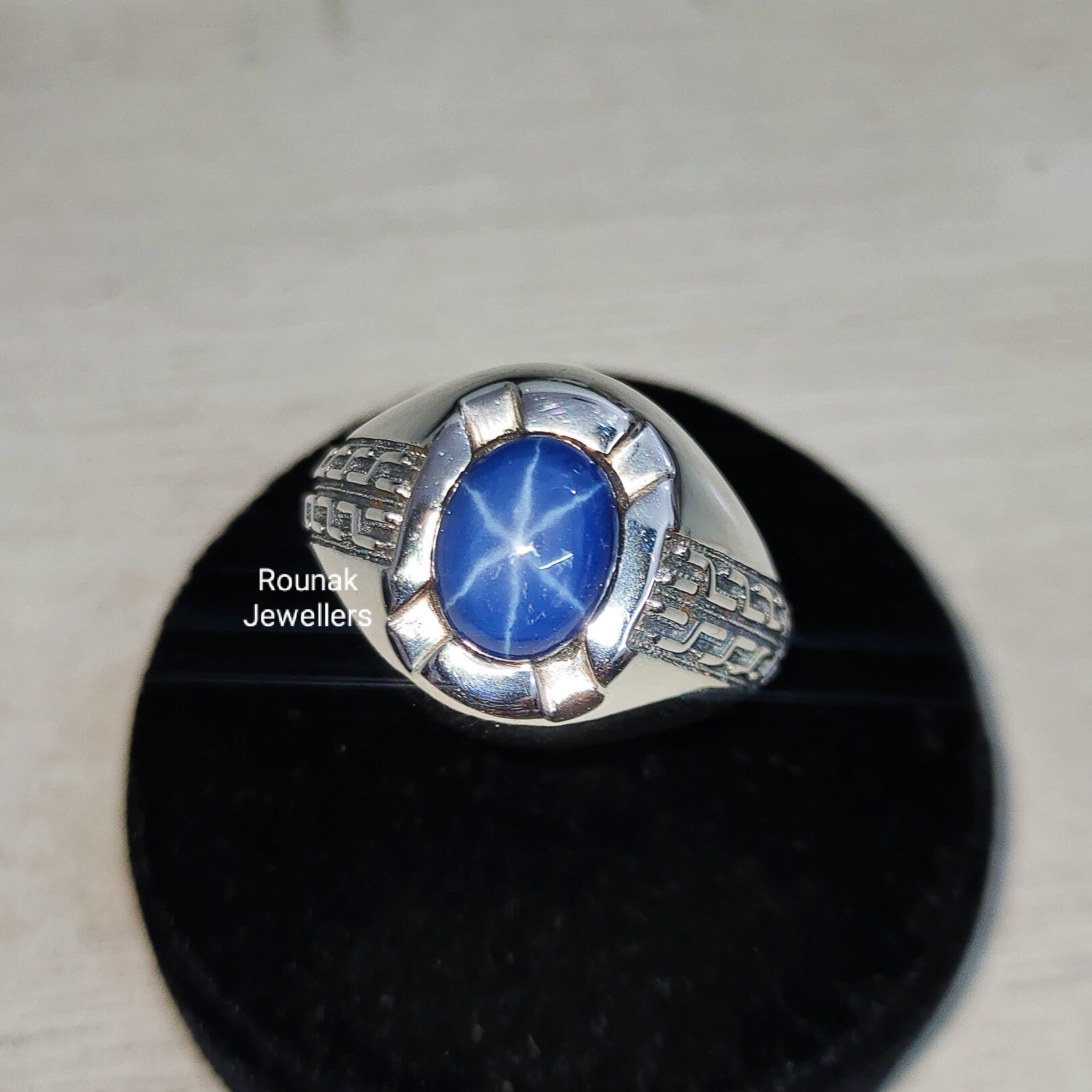 ヴィンテージ スター サファイア 天然ダイヤモンド 925 シルバー リング 楽天市場】宝石質スターサファイア フラワー リング 天然石 約