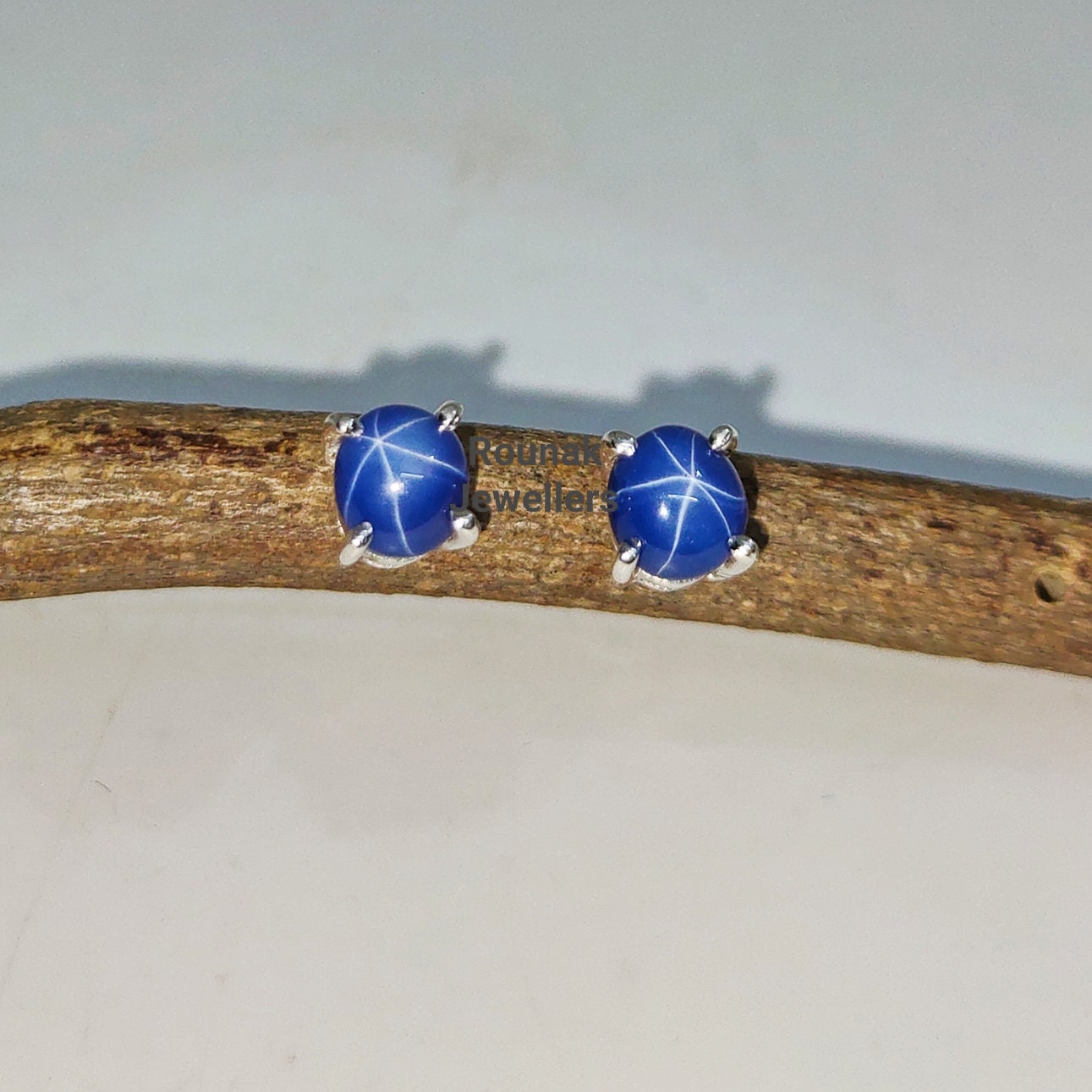star sapphire earrings