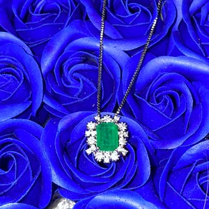 Emerald Diamond Necklace