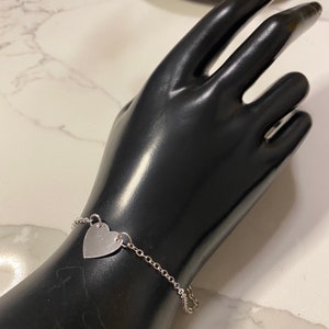 Silver Heart Charm Bracelet