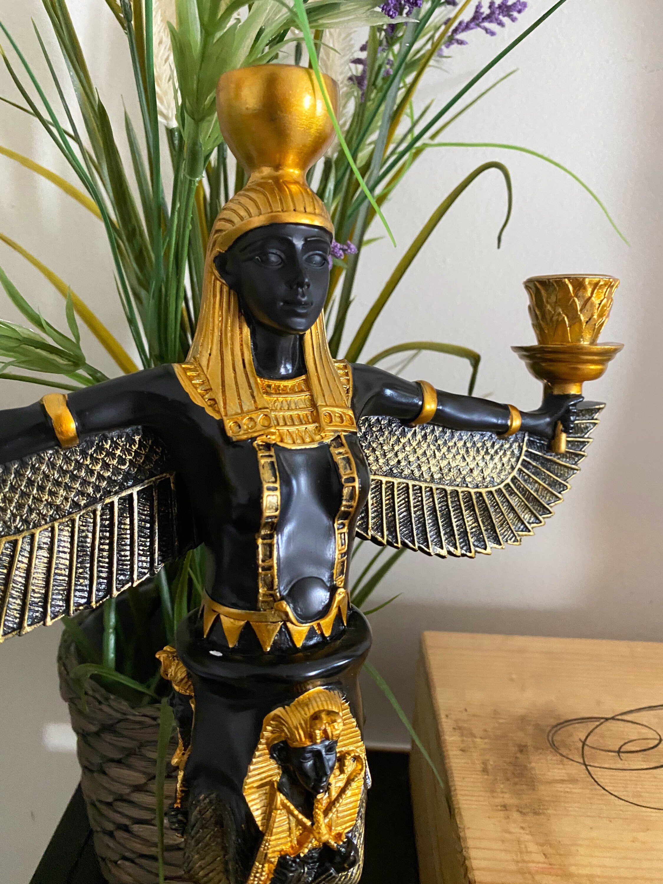 Ancient Egyptian Goddess Figurine Etsy